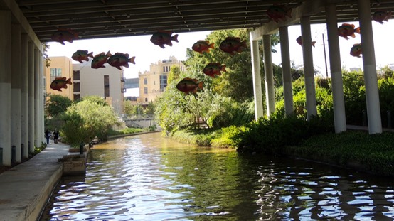 Art Display under I-35