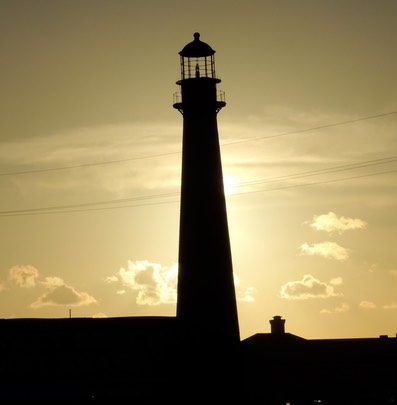 Bolivar Lighthouse by Night