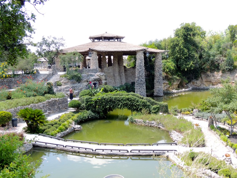 Pagoda & the Ivy-Covered Kissing Bridge