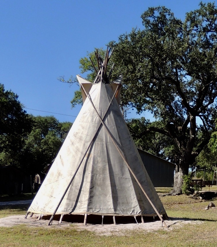 Teepee at Fort Croghan